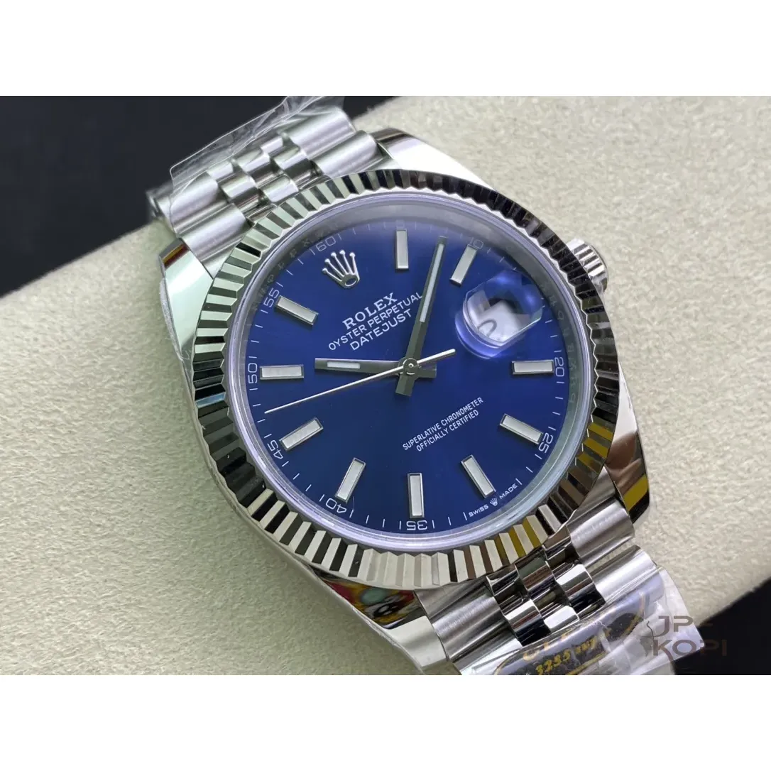 ロレックス デイトジャスト 41 126334-0002ブルー ジュビリーブレスレット【Clean工場出品】 - 画像 (3)