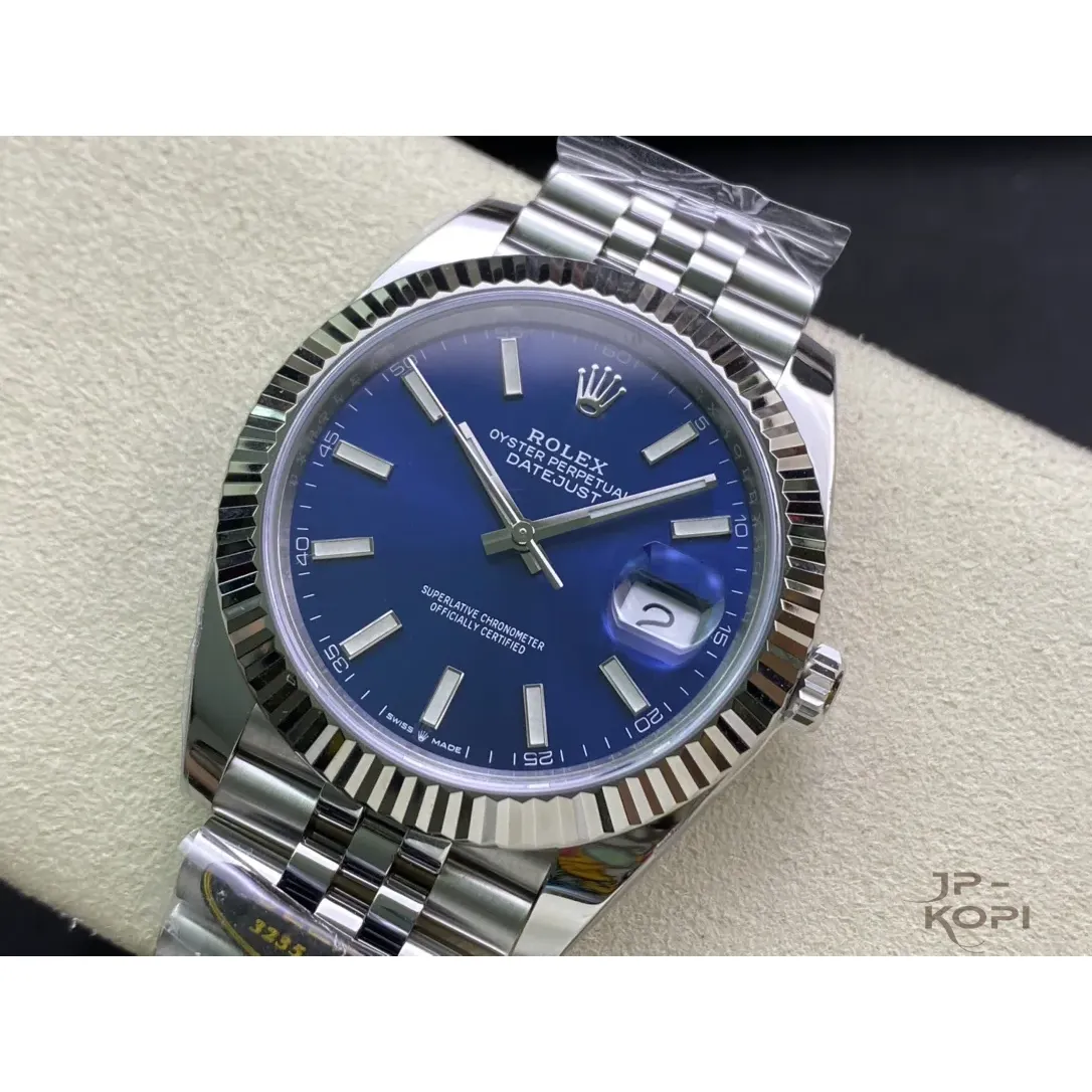 ロレックス デイトジャスト 41 126334-0002ブルー ジュビリーブレスレット【Clean工場出品】 - 画像 (4)