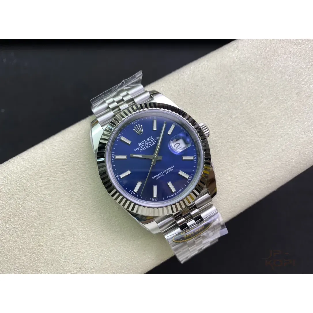 ロレックス デイトジャスト 41 126334-0002ブルー ジュビリーブレスレット【Clean工場出品】 - 画像 (5)