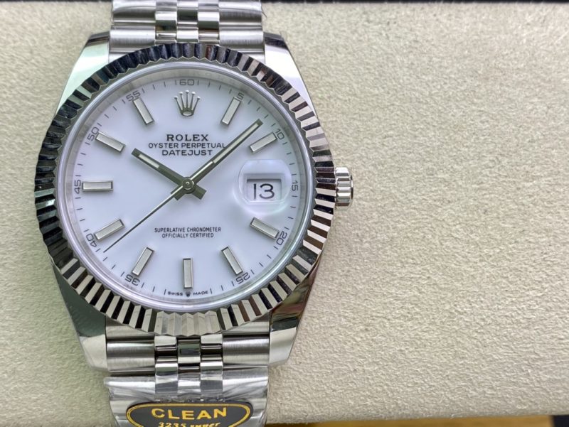 ロレックス デイトジャスト 41 126334-0010ホワイト ジュビリーブレス【Clean工場出品】
