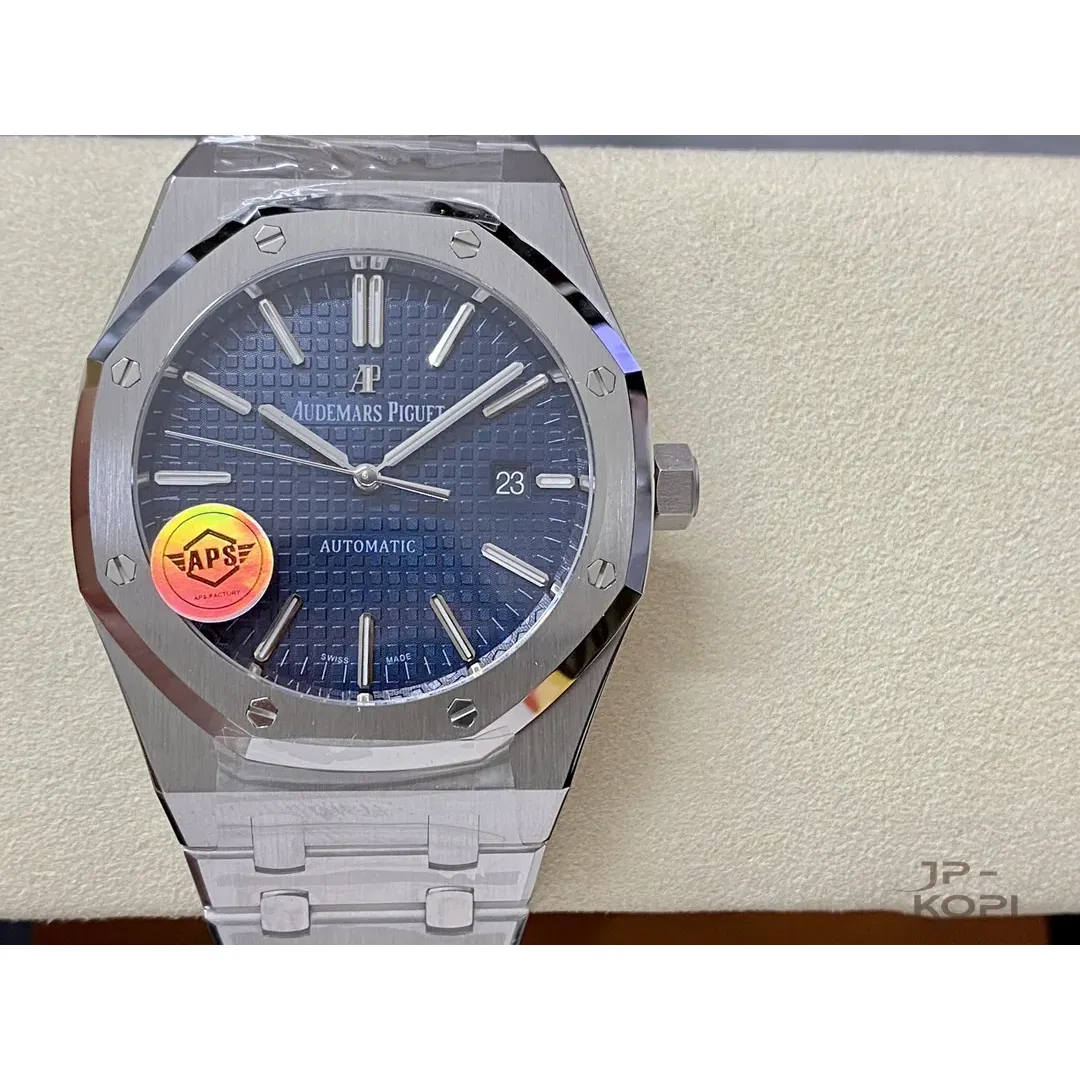 オーデマ・ピゲ ロイヤルオーク 41mm 15400ST.OO.1220ST.03 ブルー【APS工場製 高品質コピー腕時計】 - 画像 (2)