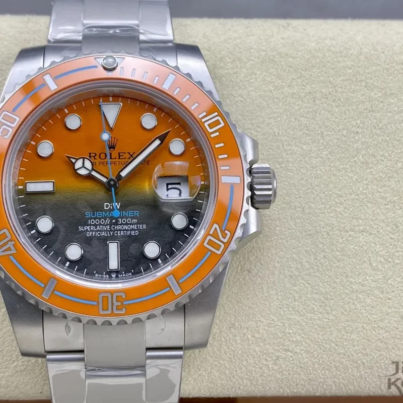 DIW × ロレックス サブマリーナー Persimmon パーシモ オレンジからブラックへのグラデーションダイヤル【VS工場出品】