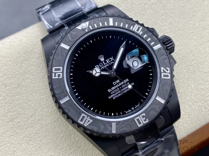 DIW × ロレックス サブマリーナー GHOST Stealth｜DLCブラックの究極ステルスモデル【VS工場製】 - 画像 (2)