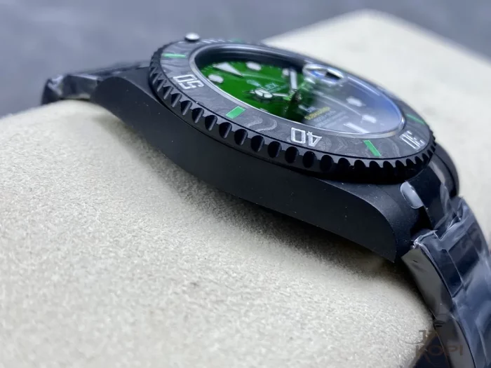 DIW × ロレックス サブマリーナー Carbon｜グリーンカーボンケース × ブラックダイヤル【VS工場製】 - 画像 (5)