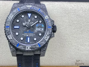 DIW × ロレックス サブマリーナー All Carbon Black オールカーボンブラック&ブルー【VS工場出品】