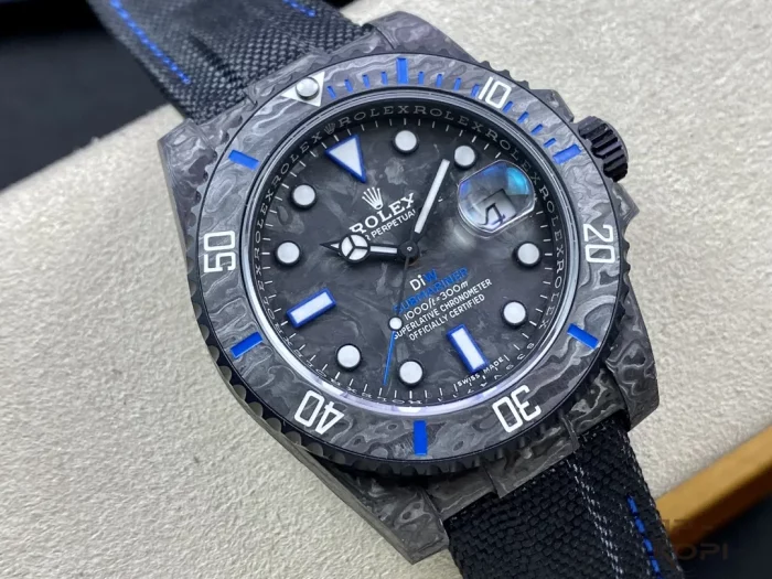 DIW × ロレックス サブマリーナー  All Carbon Black オールカーボンブラック&ブルー【VS工場出品】 - 画像 (2)