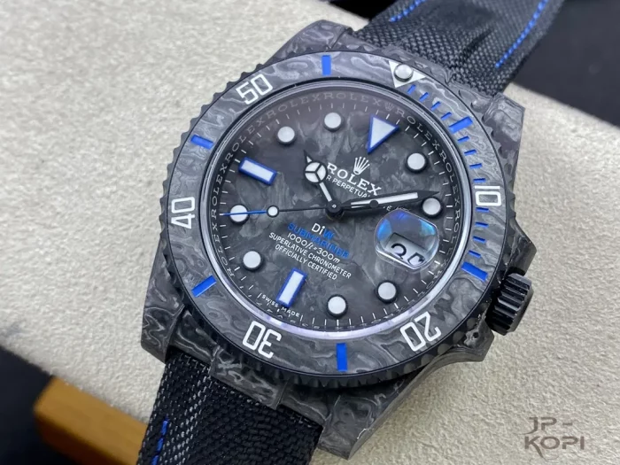 DIW × ロレックス サブマリーナー  All Carbon Black オールカーボンブラック&ブルー【VS工場出品】 - 画像 (3)