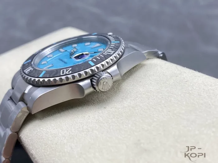 Diw × ロレックス サブマリーナー  Aquamarine アクアマリン ベゼルカーボンファイバー【VS工場出品】 - 画像 (7)