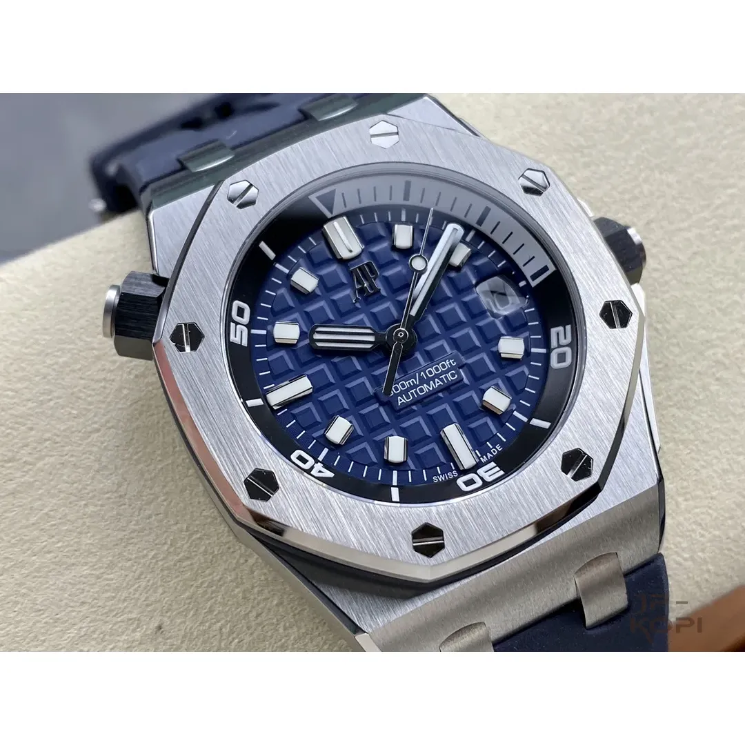 オーデマ・ピゲ ロイヤルオークオフショア ダイバー 15720ST.OO.A027CA.01|ブルー 42MM【ZF工場製高品質腕時計】 - 画像 (3)