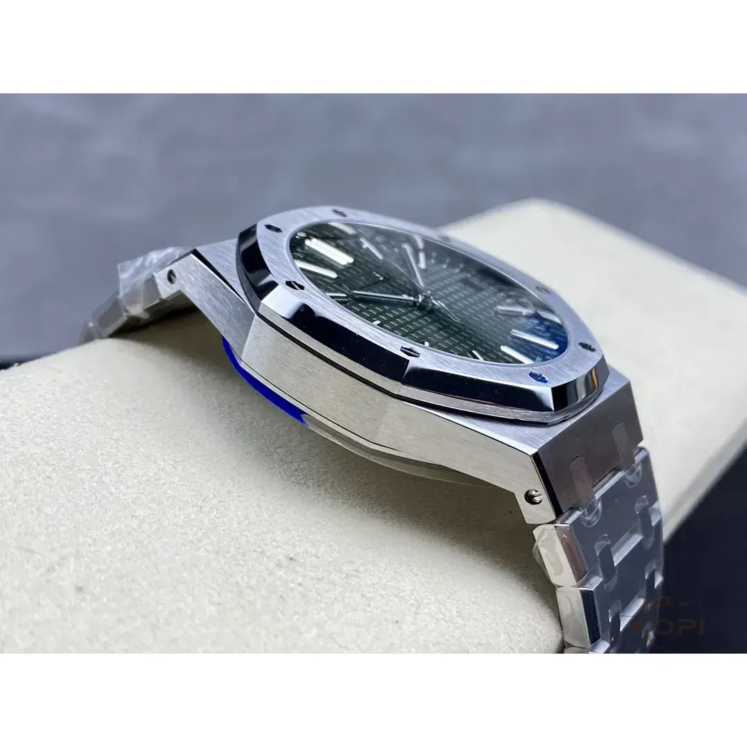 オーデマ・ピゲ ロイヤルオーク 41mm 15510ST.OO.1320ST.04|グリーン 50周年記念モデル【ZF工場製高品質腕時計】 - 画像 (7)