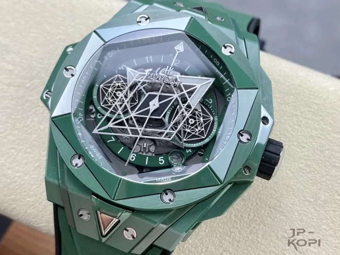 ウブロ HUBLOT ビッグバン ウニコ サンブルーII グリーンセラミック 418.GX.5207.RX.MXM22【BBF工場出品】 - 画像 (3)