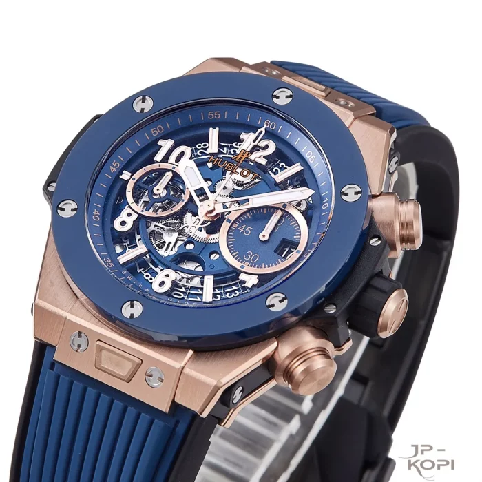 ウブロ HUBLOT ビッグバン ウニコ キングゴールド ブルーセラミック 421.OL.5180.RX【BBF工場出品】 - 画像 (4)