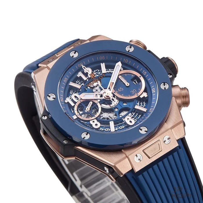 ウブロ HUBLOT ビッグバン ウニコ キングゴールド ブルーセラミック 421.OL.5180.RX【BBF工場出品】 - 画像 (5)