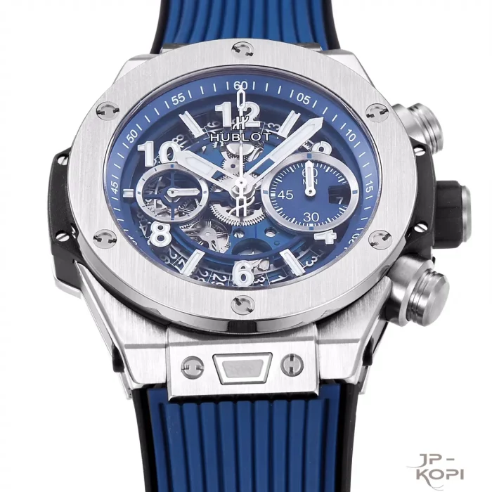 ウブロ HUBLOT ビッグバン ウニコ チタニウム ブルー 421.NX.5170.RX【BBF工場出品】 - 画像 (3)