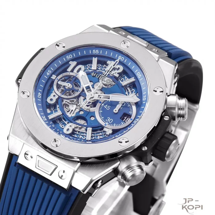 ウブロ HUBLOT ビッグバン ウニコ チタニウム ブルー 421.NX.5170.RX【BBF工場出品】 - 画像 (4)