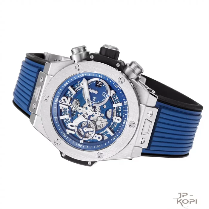 ウブロ HUBLOT ビッグバン ウニコ チタニウム ブルー 421.NX.5170.RX【BBF工場出品】 - 画像 (7)