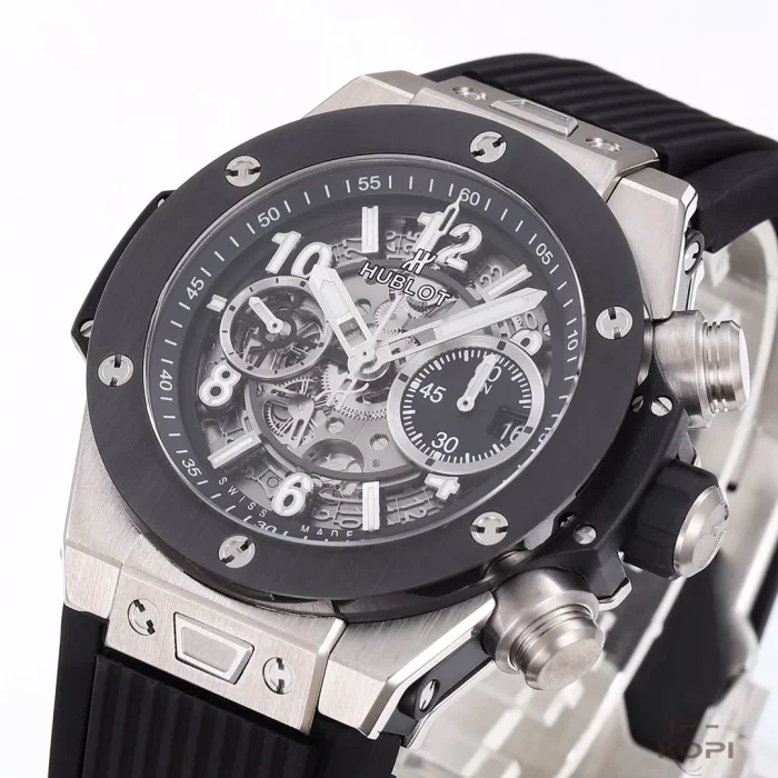 ウブロ HUBLOT ビッグバン ウニコ チタニウム セラミック 421.NM.1170.RX  44mm【BBF工場出品】 - 画像 (5)