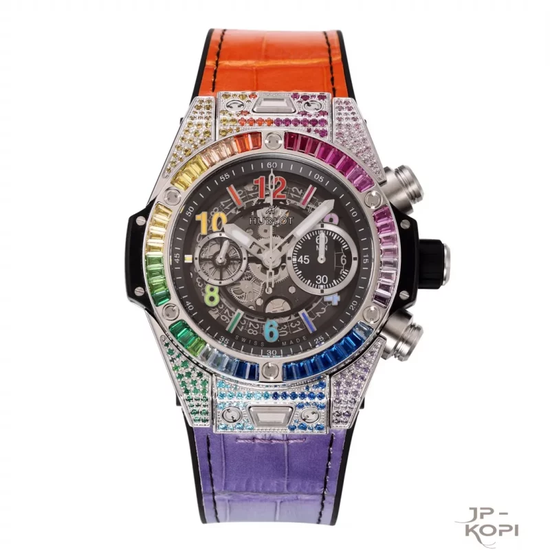 ウブロ HUBLOT ビッグバン ウニコ チタニウム レインボー 421.NX.1117.LR.0999【BBF工場出品】