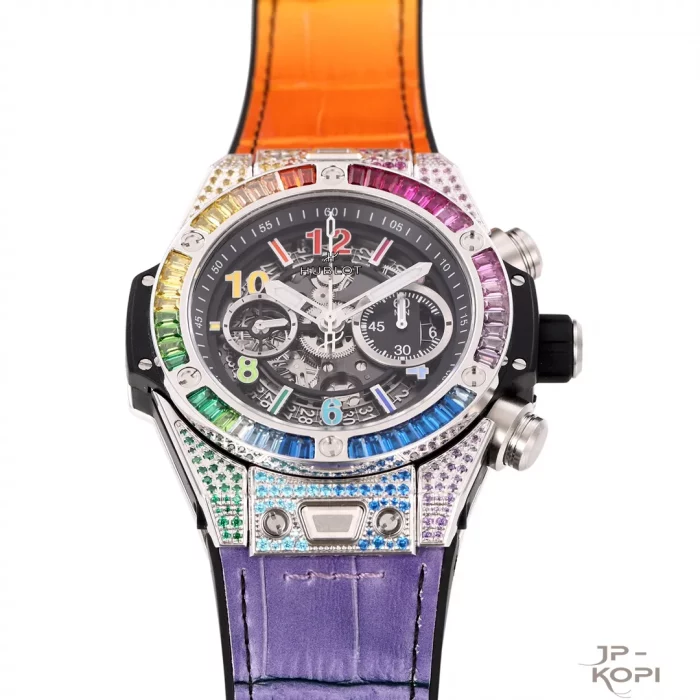 ウブロ HUBLOT ビッグバン ウニコ チタニウム レインボー 421.NX.1117.LR.0999【BBF工場出品】 - 画像 (3)