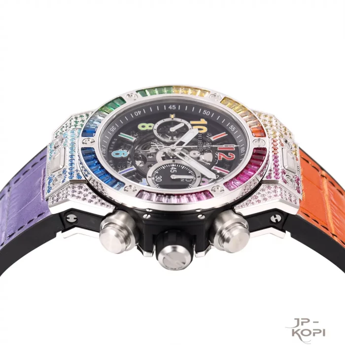 ウブロ HUBLOT ビッグバン ウニコ チタニウム レインボー 421.NX.1117.LR.0999【BBF工場出品】 - 画像 (7)