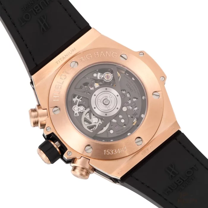 ウブロ HUBLOT ビッグバン ウニコ キングゴールド レインボー 411.OX.9910.LR.0999【BBF工場出品】 - 画像 (8)