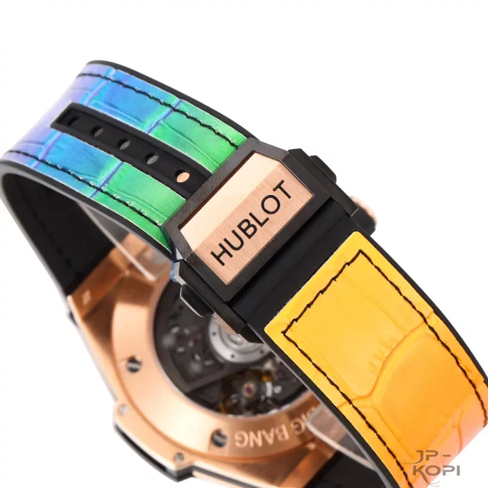 ウブロ HUBLOT ビッグバン ウニコ キングゴールド レインボー 411.OX.9910.LR.0999【BBF工場出品】 - 画像 (9)