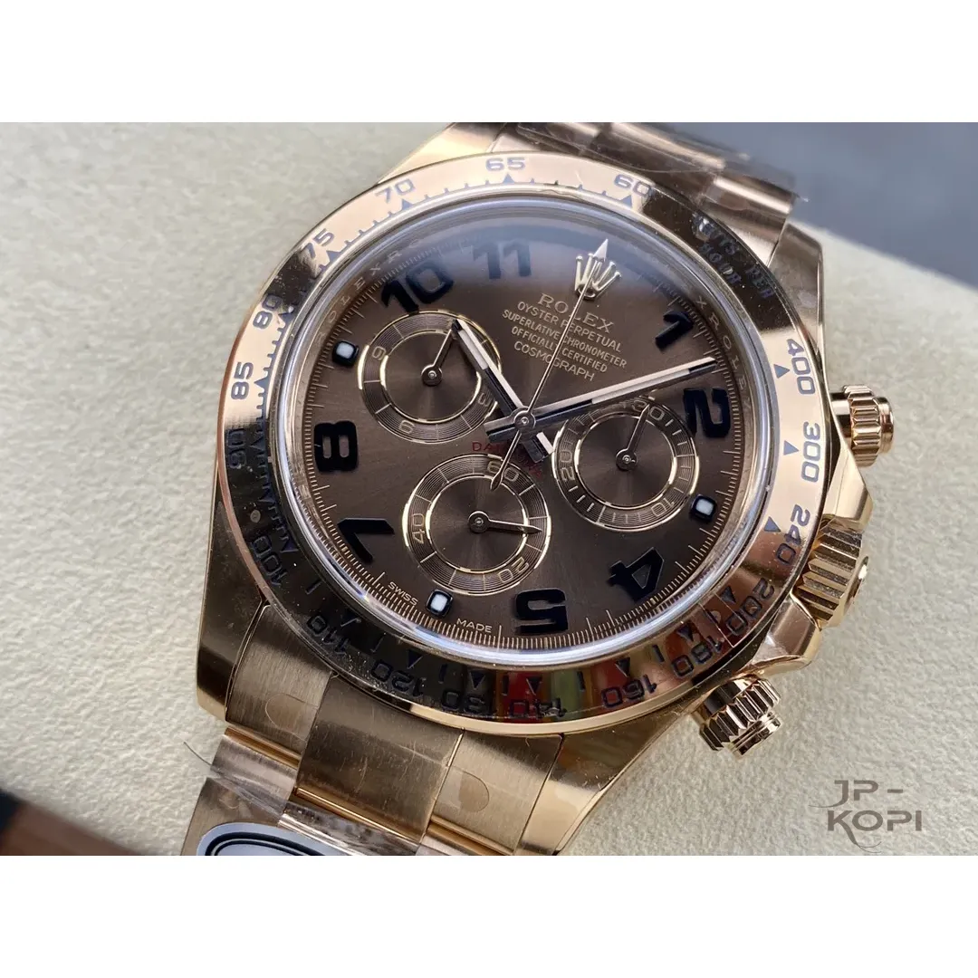 ロレックス デイトナ 116505-0011|ブラウンダイアル 40mm エバーローズゴールド【CLEAN工場製 高品質コピー腕時計】 - 画像 (3)