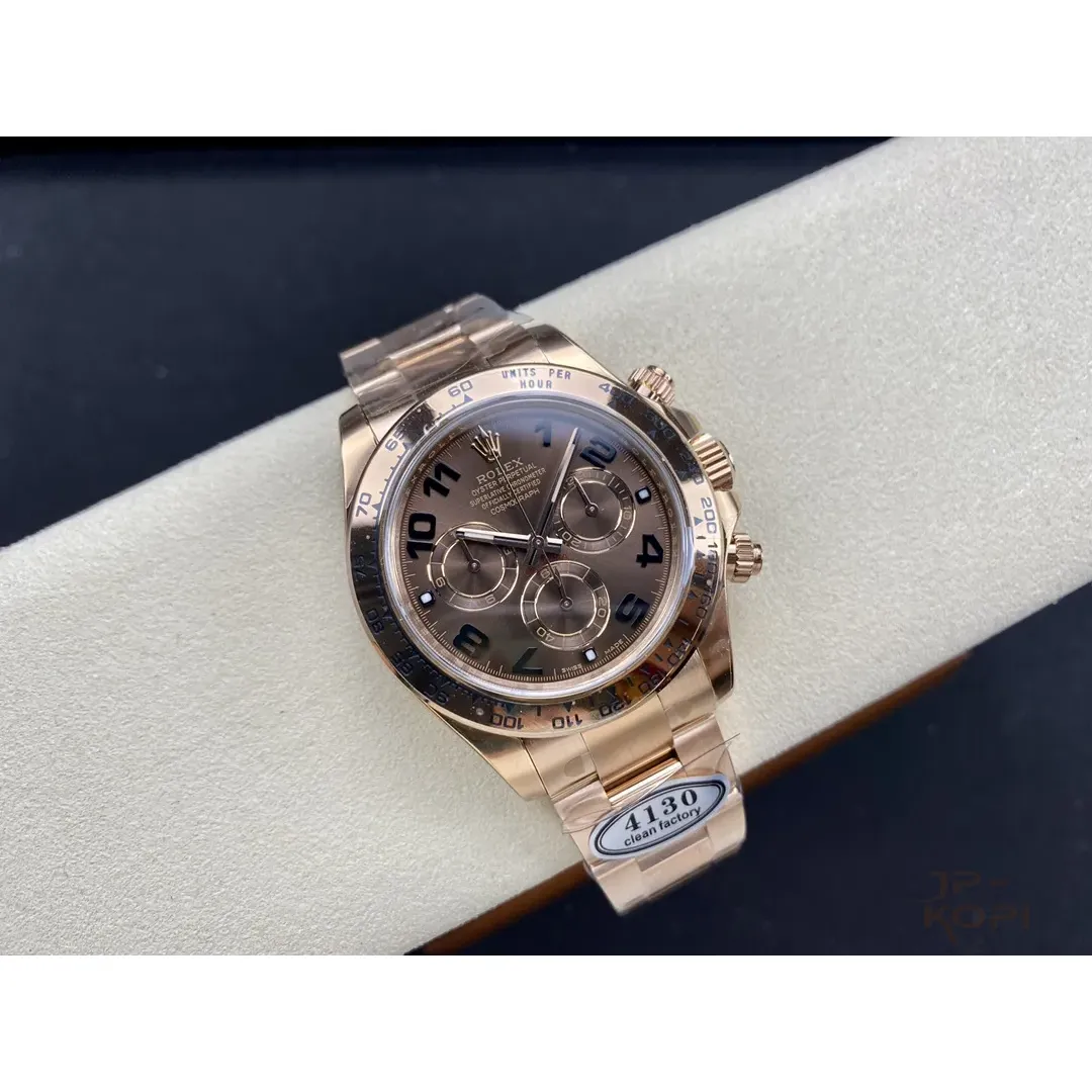 ロレックス デイトナ 116505-0011|ブラウンダイアル 40mm エバーローズゴールド【CLEAN工場製 高品質コピー腕時計】 - 画像 (5)