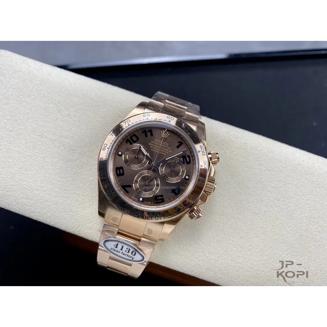 ロレックス デイトナ 116505-0011|ブラウンダイアル 40mm エバーローズゴールド【CLEAN工場製 高品質コピー腕時計】 - 画像 (6)