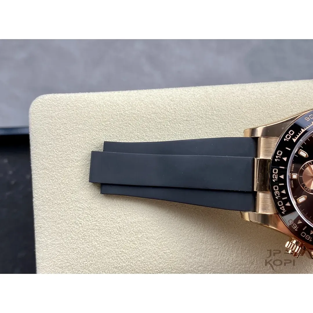 ロレックス デイトナ 116515ln-0017|ブラックダイアル 40mm イエローゴールド ラバーバンド【Clean工場製 高品質コピー腕時計】 - 画像 (9)