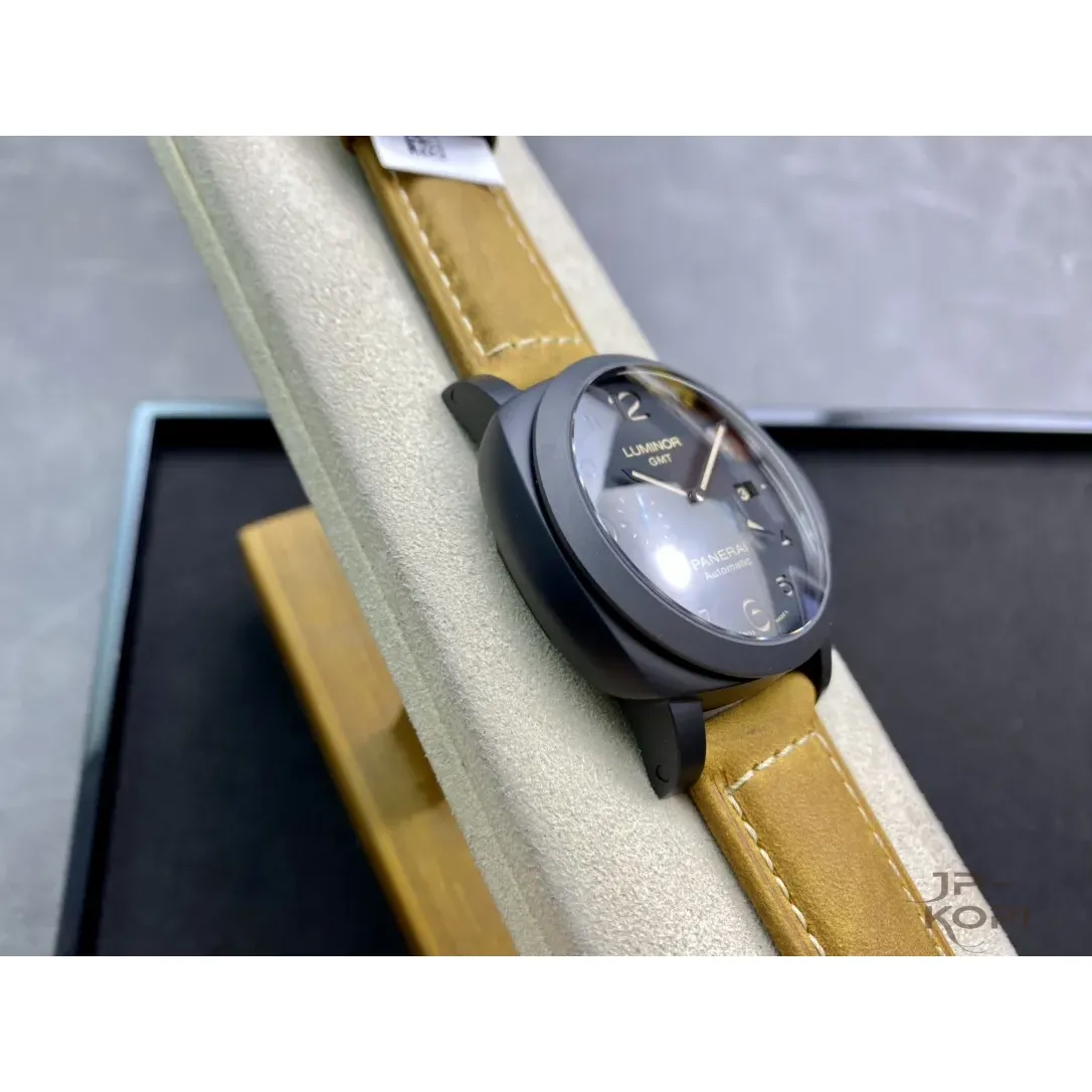 パネライ ルミノール1950 3DAYS GMT PAM01441|ブラック 44mm Cal.P.9010【VS工場製高品質腕時計】 - 画像 (6)