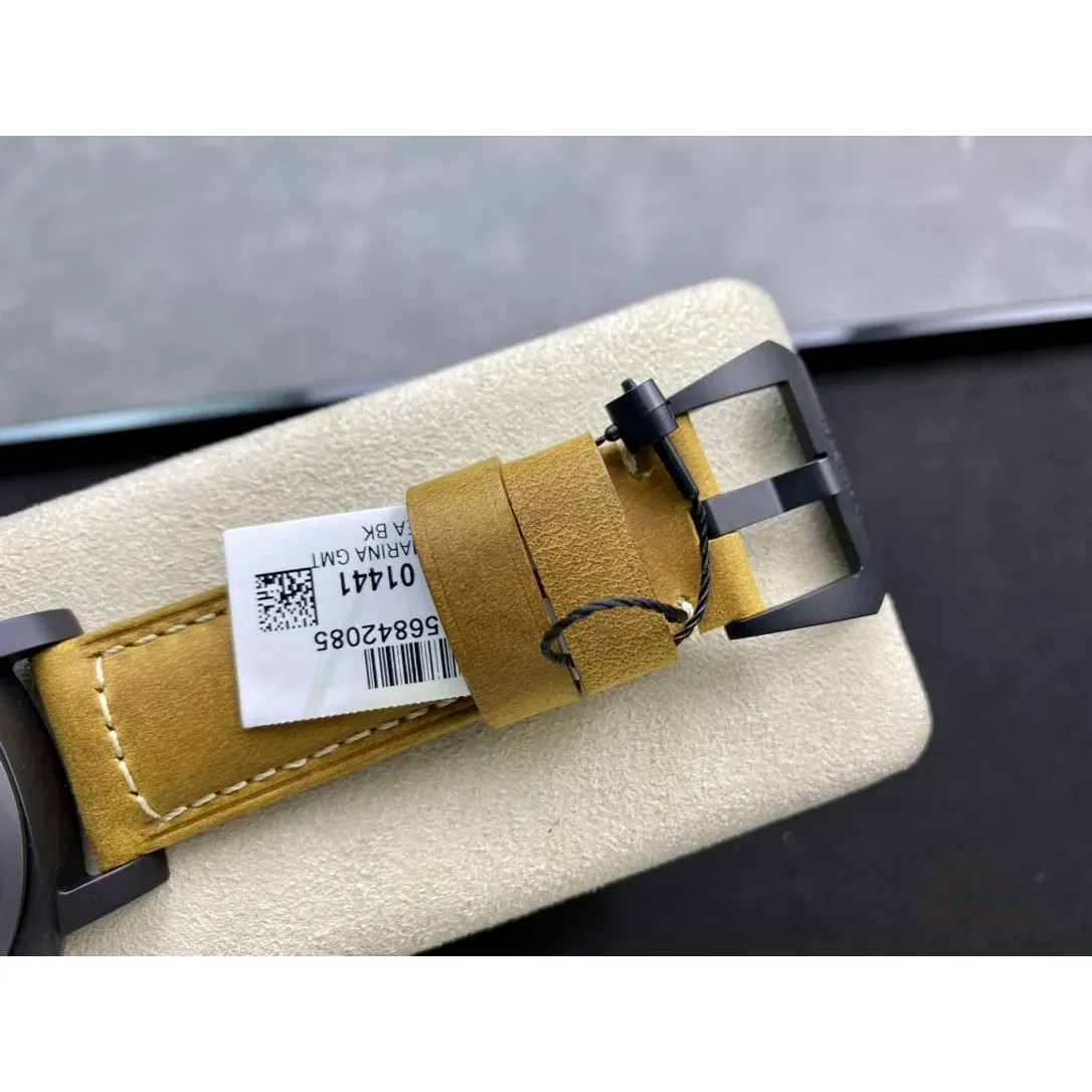 パネライ ルミノール1950 3DAYS GMT PAM01441|ブラック 44mm Cal.P.9010【VS工場製高品質腕時計】 - 画像 (9)