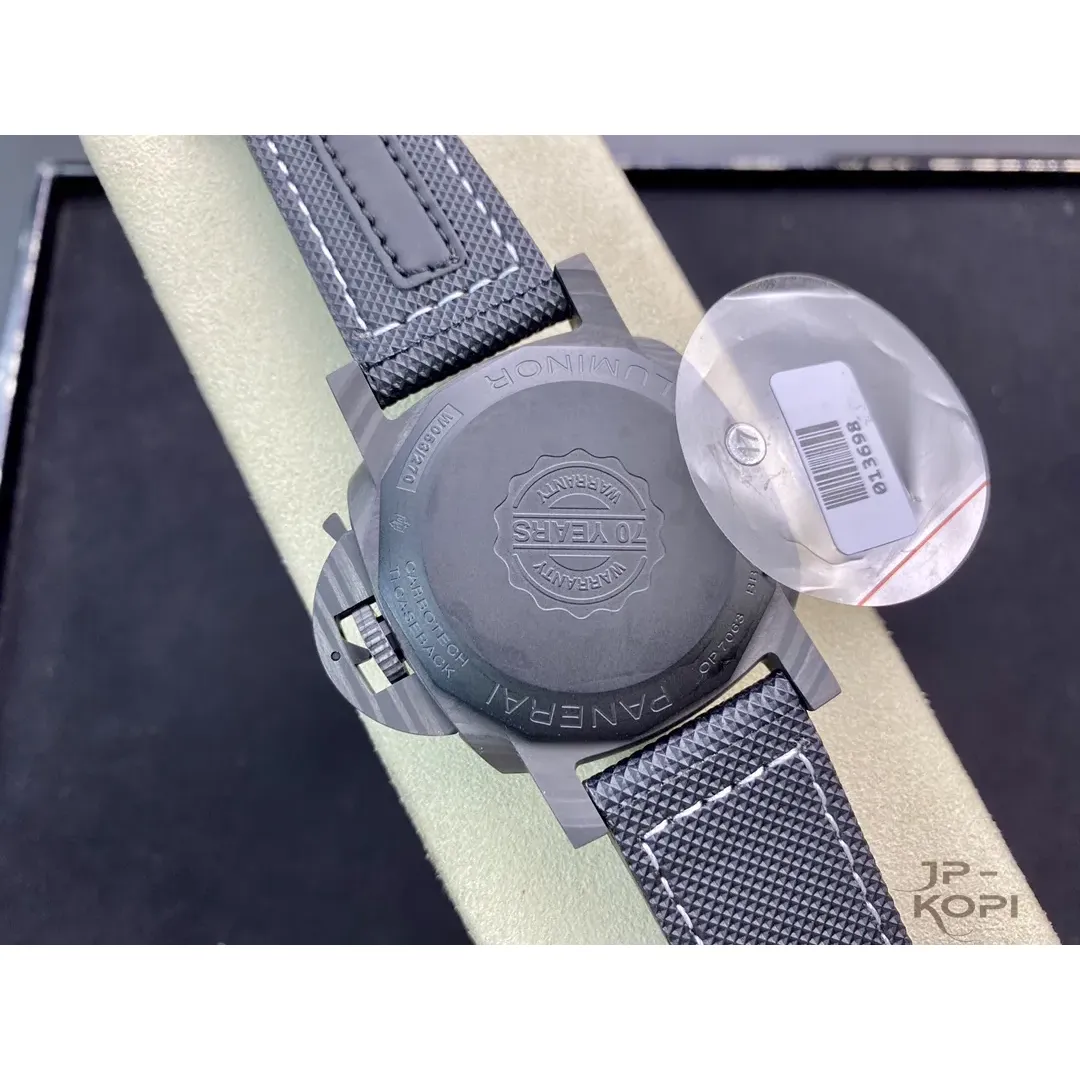 パネライ ルミノール マリーナ PAM01118|カーボテック×ブラック 44mm【VS工場製高品質腕時計】 - 画像 (8)