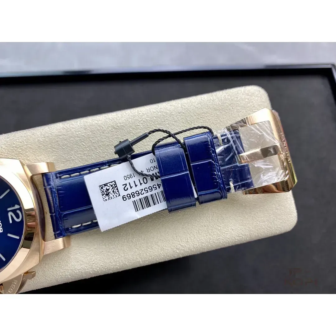 パネライ ルミノール マリーナ ゴールドテック PAM01112|ブルー文字盤×44mm【VS工場製高品質腕時計】 - 画像 (9)