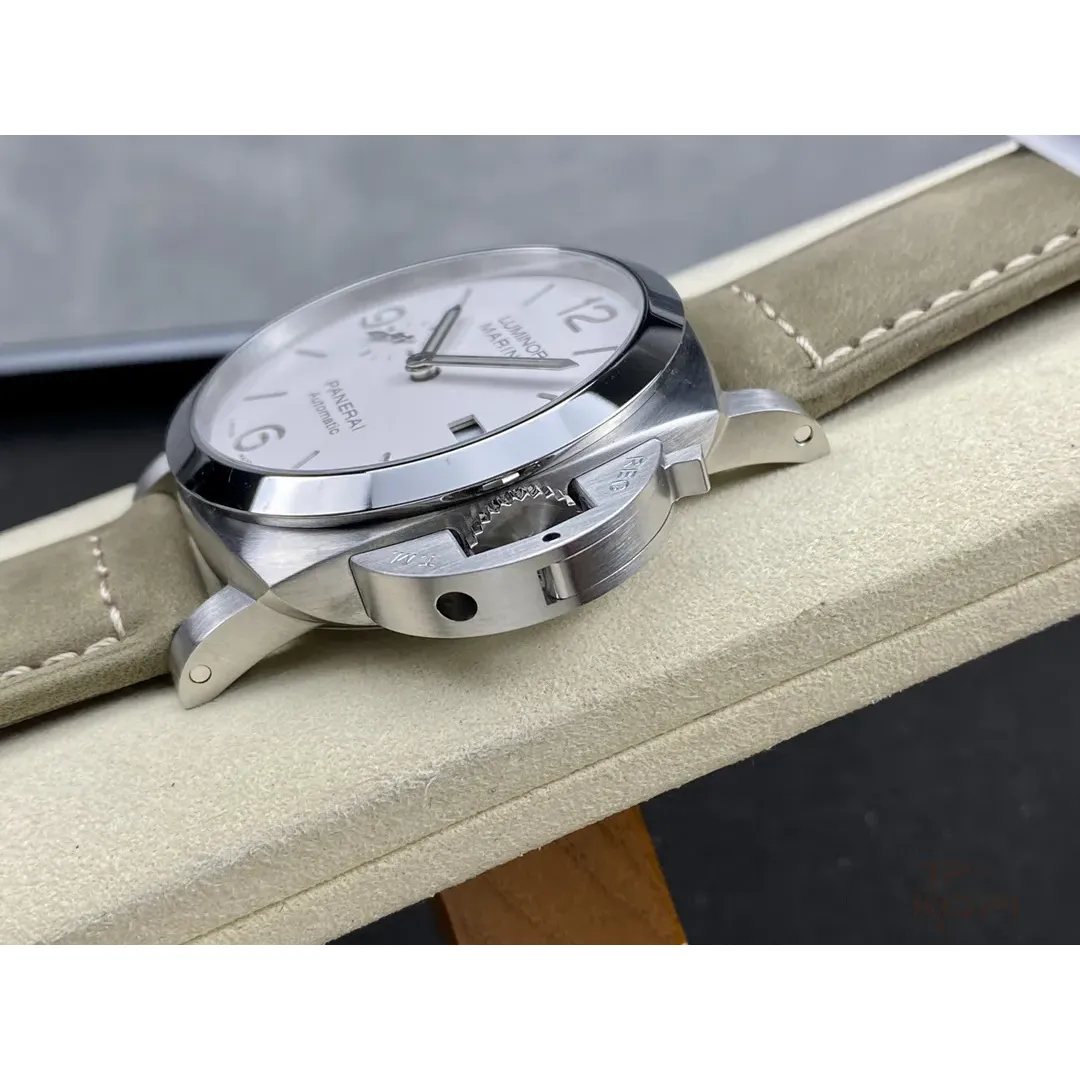 パネライ ルミノール マリーナ PAM01314|ホワイト文字盤 44mm Cal.P.9010【VS工場製高品質腕時計】 - 画像 (7)