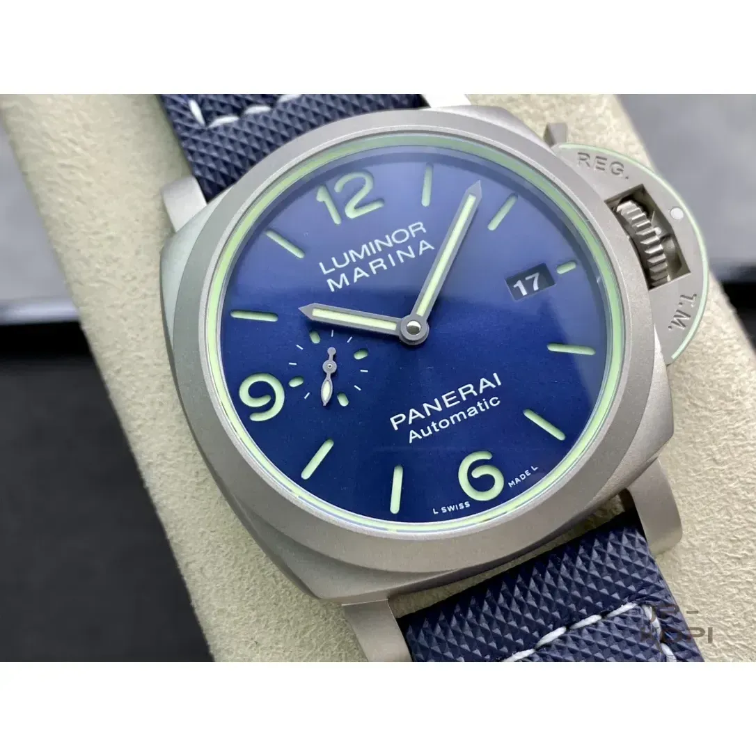 パネライ ルミノール マリーナ PAM01117|ブルー文字盤 44MM【VS工場製高品質モデル】 - 画像 (3)