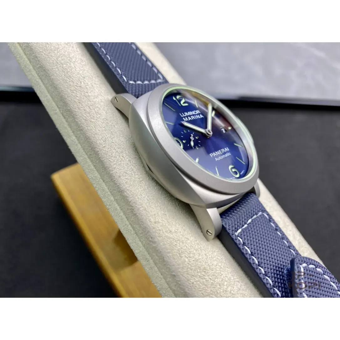 パネライ ルミノール マリーナ PAM01117|ブルー文字盤 44MM【VS工場製高品質モデル】 - 画像 (6)