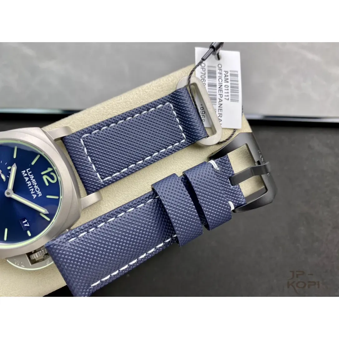 パネライ ルミノール マリーナ PAM01117|ブルー文字盤 44MM【VS工場製高品質モデル】 - 画像 (9)