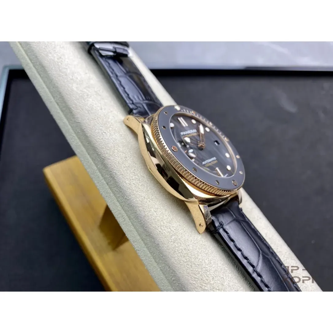 パネライ サブマーシブル PAM00974|ゴールドテック×ブラック 42MM【VS工場製高品質モデル】 - 画像 (6)