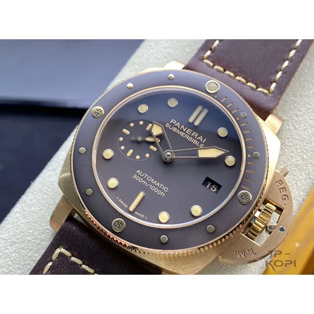 パネライ サブマーシブル ブロンゾ PAM00968|ブラウン 47MM【VS工場製】 - 画像 (3)