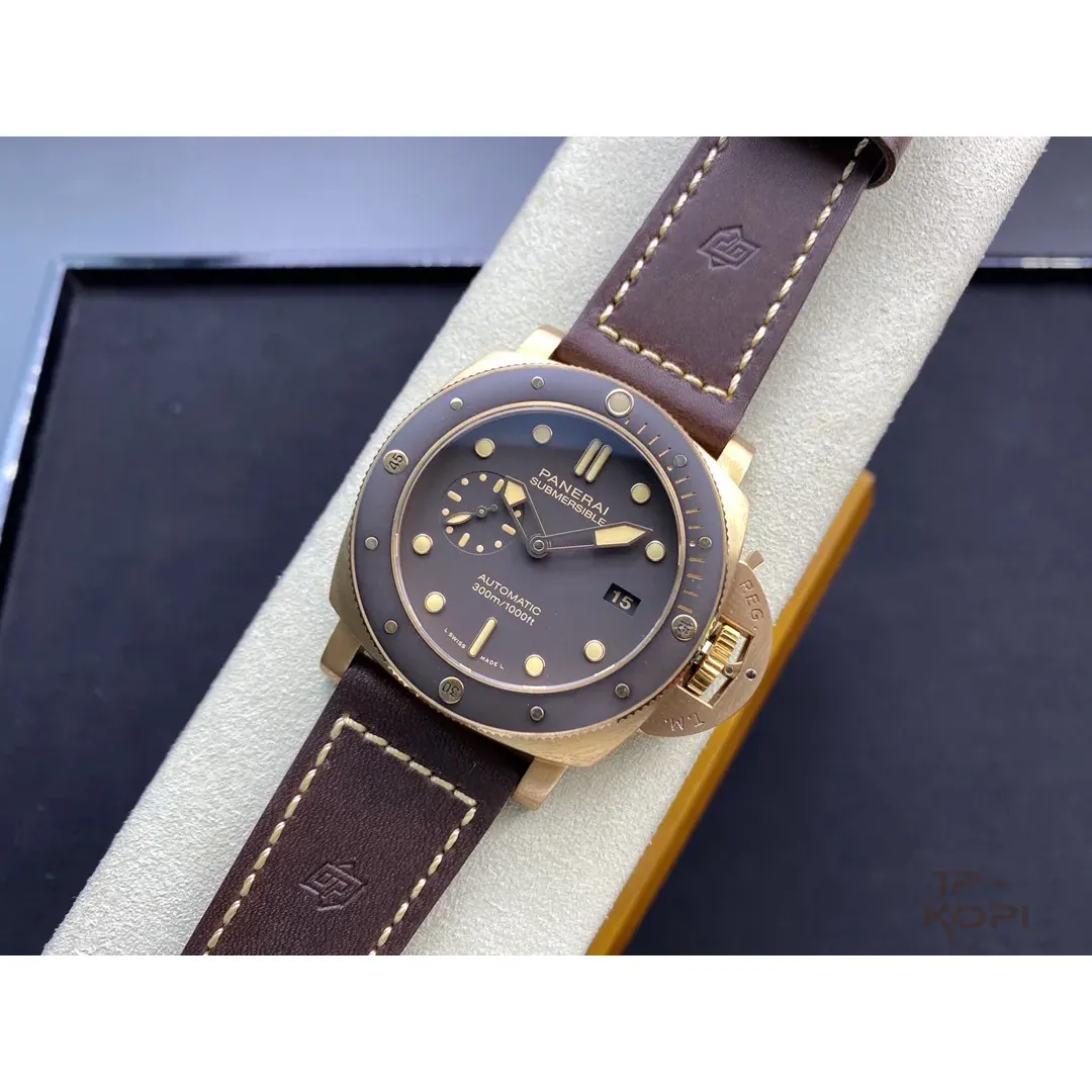 パネライ サブマーシブル ブロンゾ PAM00968|ブラウン 47MM【VS工場製】 - 画像 (5)