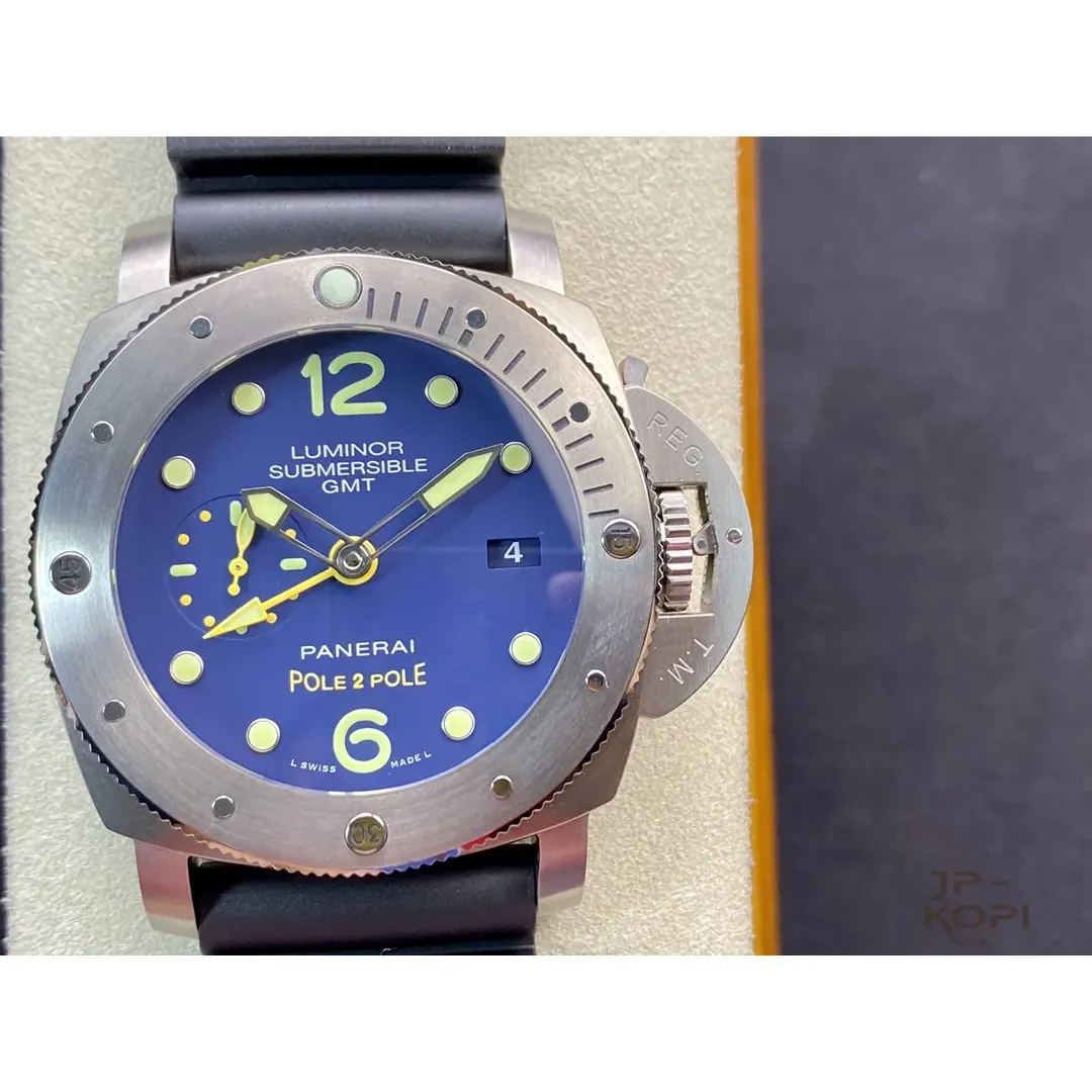 パネライ ルミノール サブマーシブル GMT PAM00719|ブルー文字盤 47MM【VS工場製】