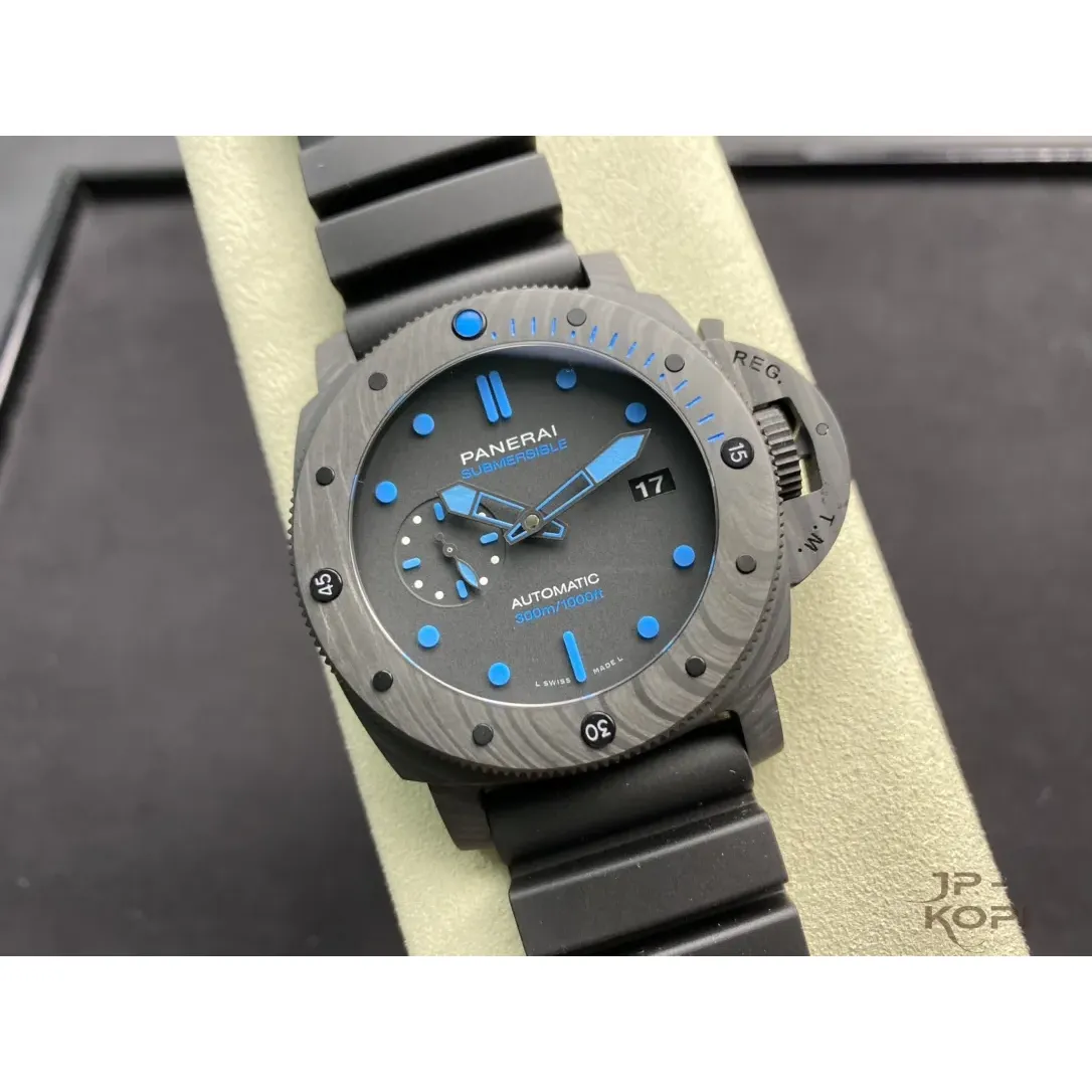 オフィチーネ パネライ サブマーシブル カーボテック PAM01616|ブラック 47MM【VS工場製高品質モデル】 - 画像 (4)