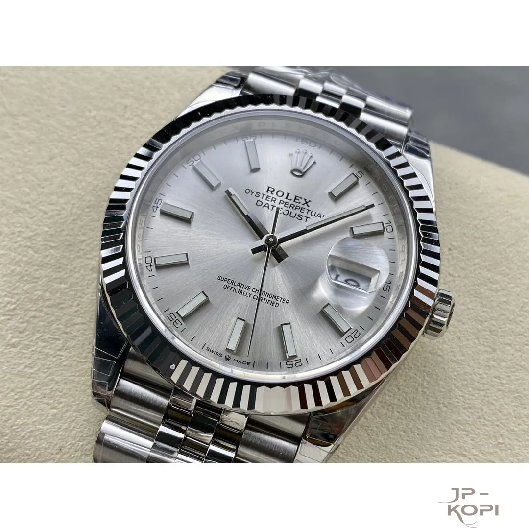 ロレックス デイトジャスト 126334|グレーダイアル 41mm ジュビリーブレス 丹東Cal.3235【VS工場製】 - 画像 (4)