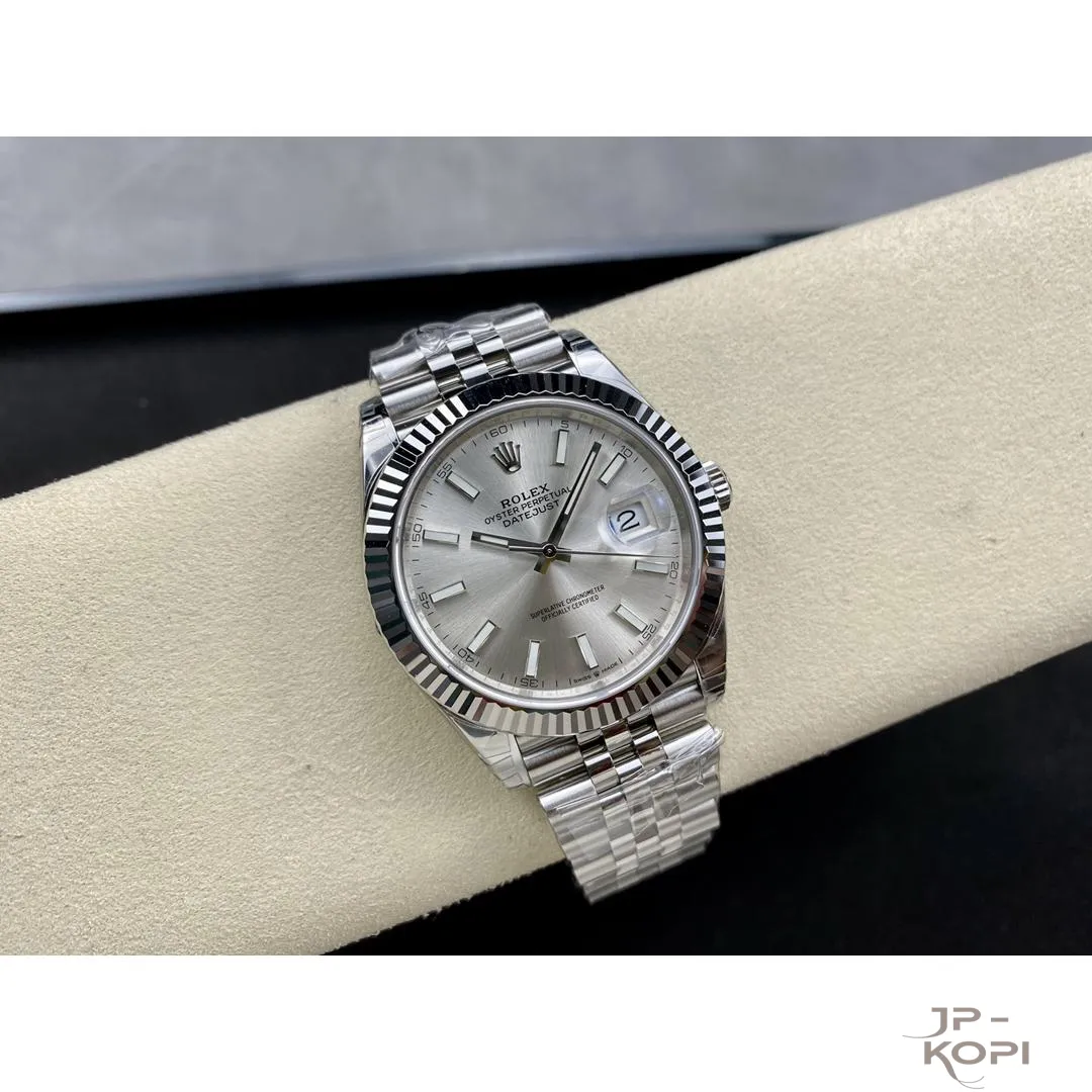 ロレックス デイトジャスト 126334|グレーダイアル 41mm ジュビリーブレス 丹東Cal.3235【VS工場製】 - 画像 (6)