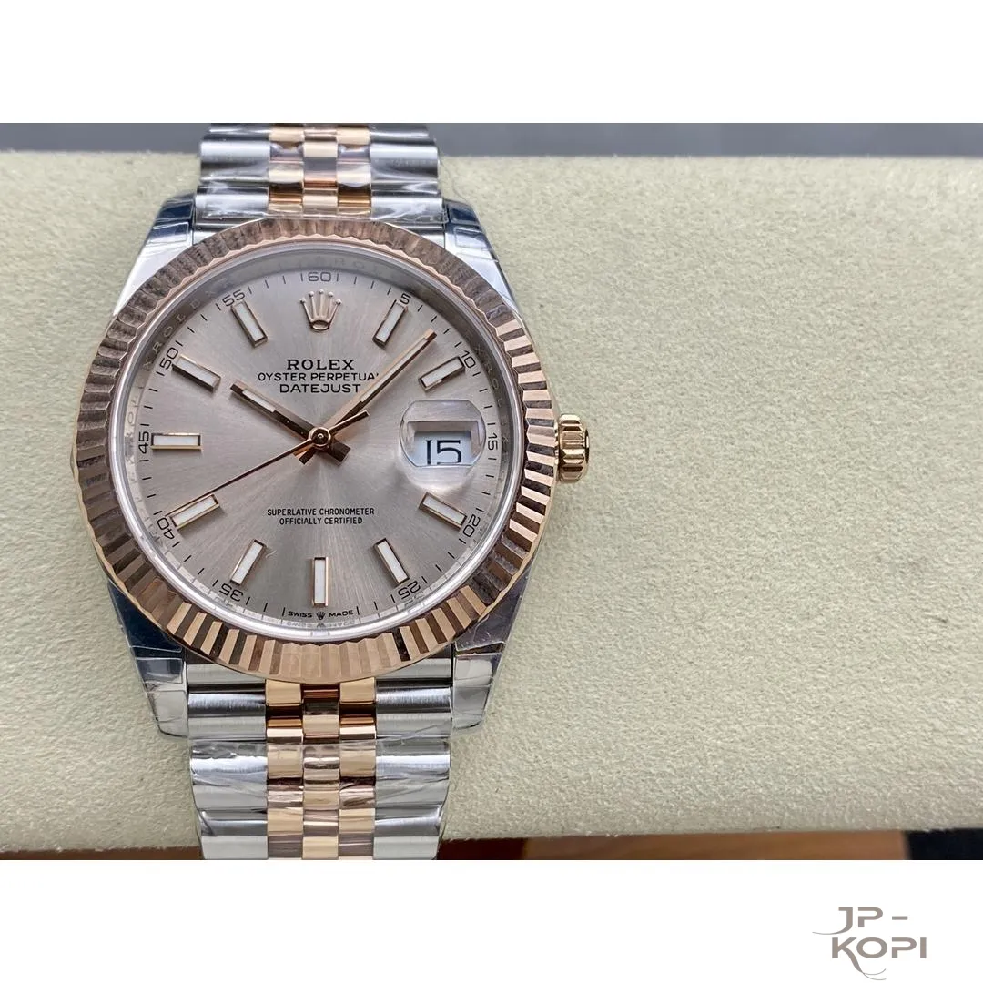 ロレックス デイトジャスト 126331|サンダストダイアル 41mm ジュビリーブレス エバーローズゴールドコンビ【VS工場製】