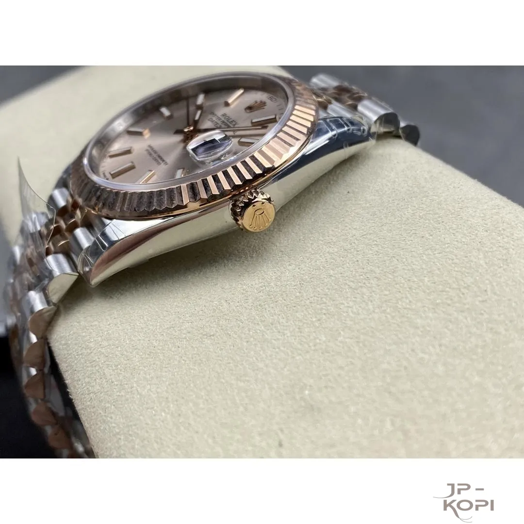 ロレックス デイトジャスト 126331|サンダストダイアル 41mm ジュビリーブレス エバーローズゴールドコンビ【VS工場製】 - 画像 (8)