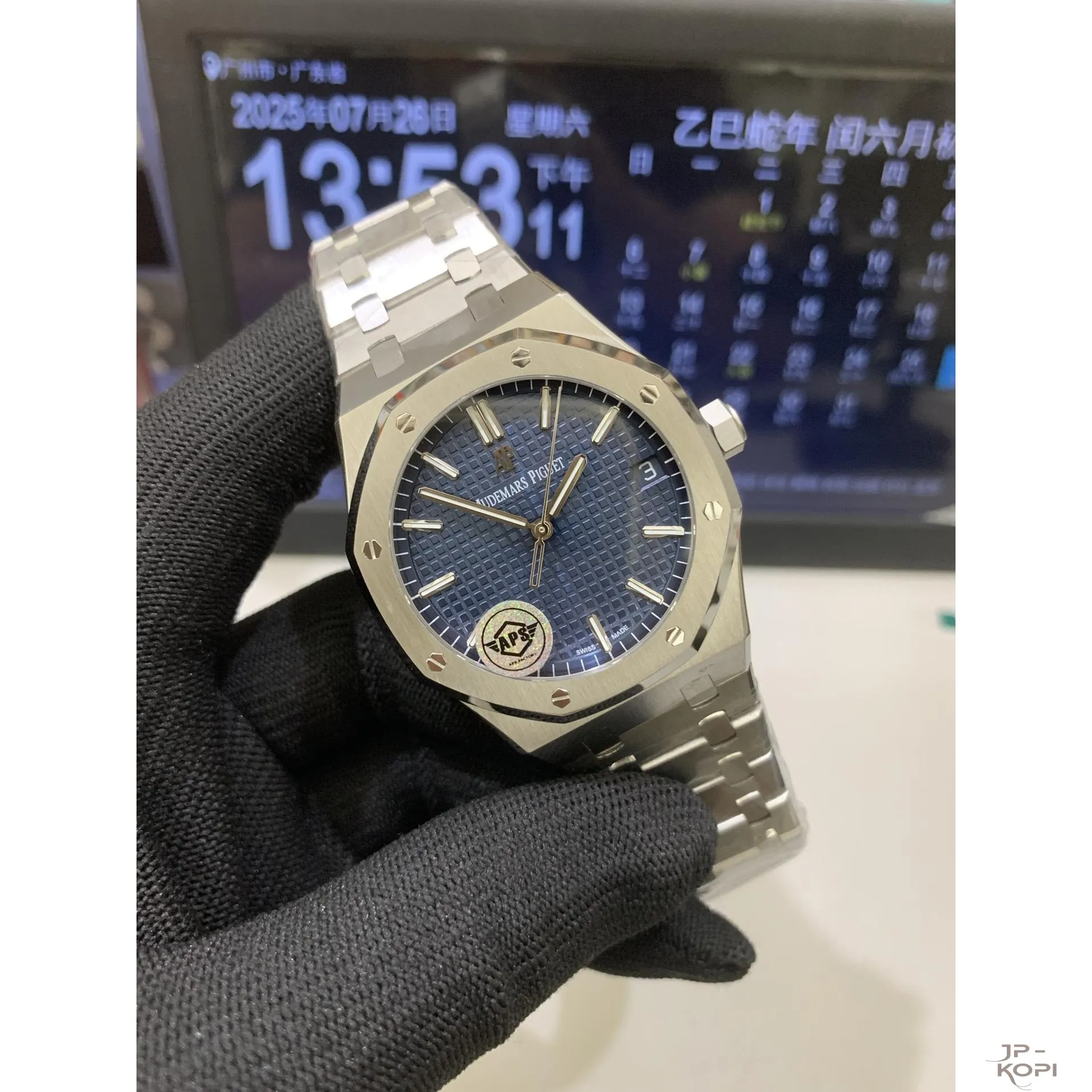 オーデマ・ピゲ ロイヤルオーク15500ST.OO.1220ST.01 41mm |ブルーダイアル ステンレス【APS工場製】 - 画像 (3)