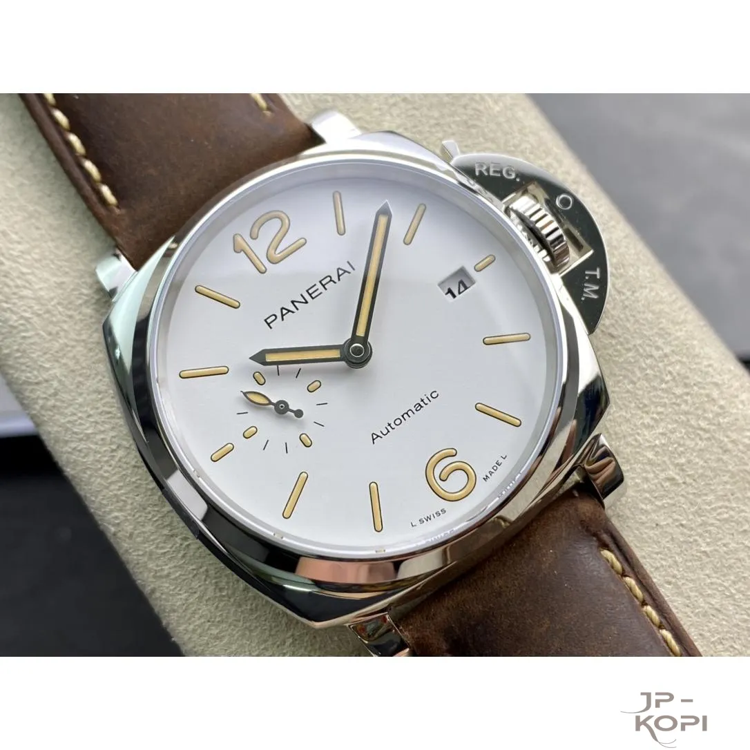 パネライ ルミノール ドゥエ PAM01046|ホワイト文字盤 42mm Cal.P.900【VS工場製高品質腕時計】 - 画像 (3)