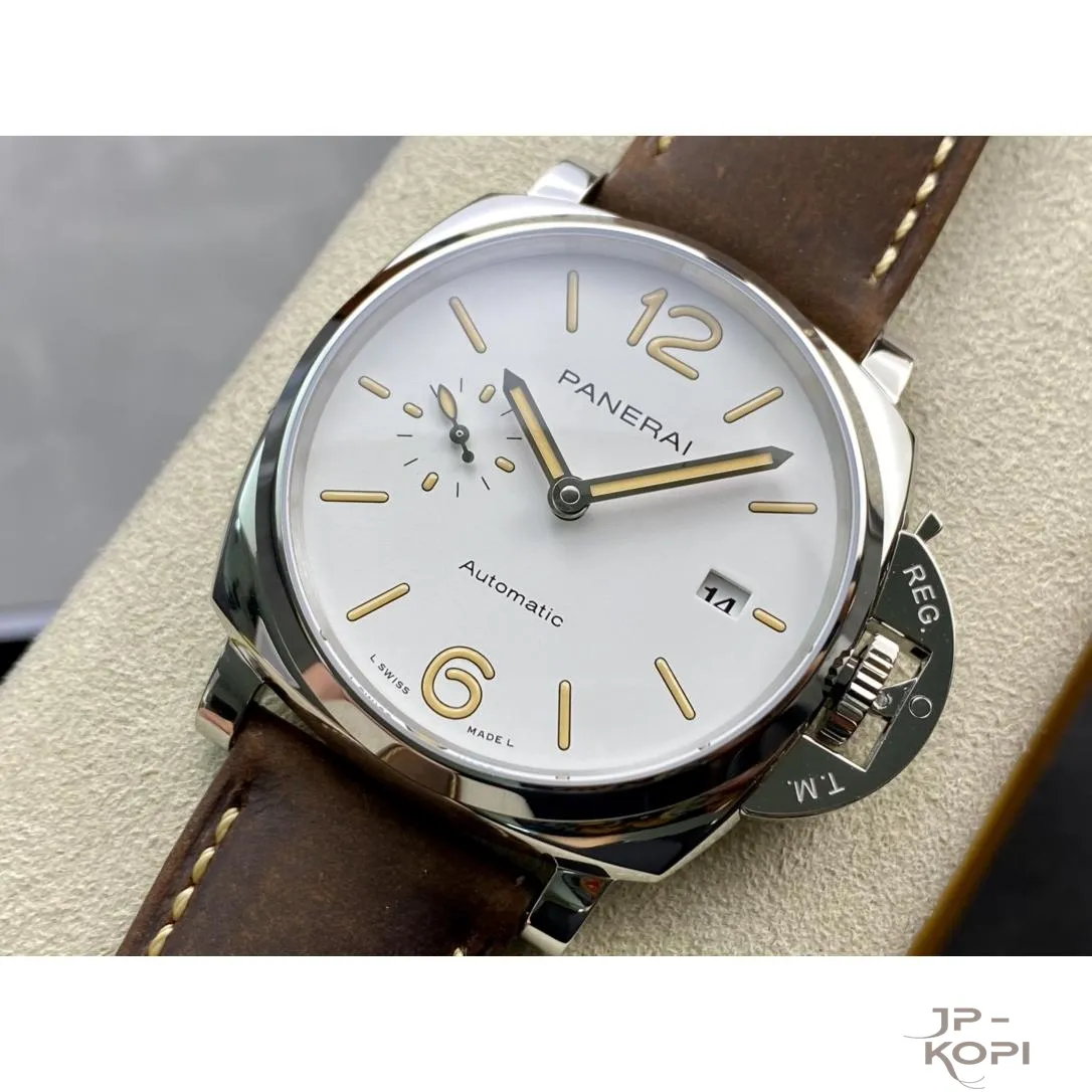 パネライ ルミノール ドゥエ PAM01046|ホワイト文字盤 42mm Cal.P.900【VS工場製高品質腕時計】 - 画像 (4)